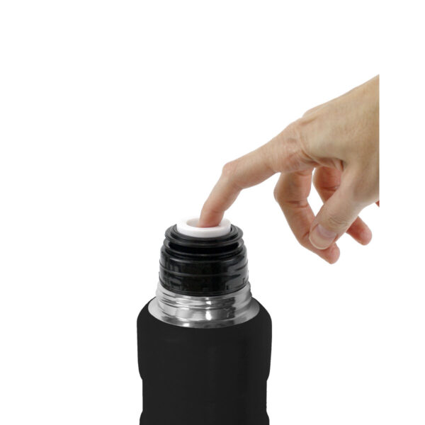 Thermosflasche ThermoSport Schwarz 1 L (6 Stück) – Bild 8