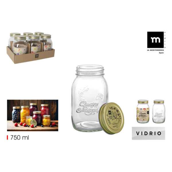 Glasgefäß La Mediterránea QUATRE 0,75 L (12 Stück) – Bild 2