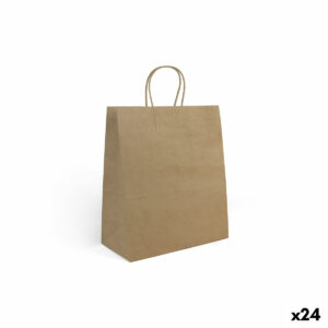 Papiertaschen Algon Kraft 26 x 14 x 31 cm (24 Stück)