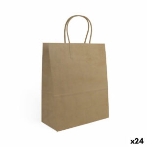Papiertaschen Algon Kraft 32 x 12 x 40 cm (24 Stück)
