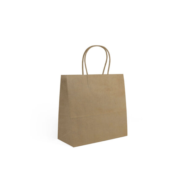 Papiertaschen Algon Kraft 26 x 17 x 26 cm (24 Stück) – Bild 2