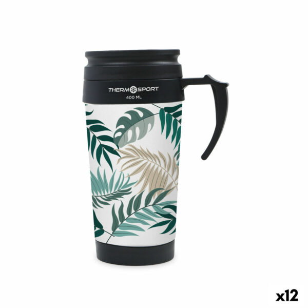 Thermobecher mit Deckel ThermoSport 400 ml 0,4 l (12 Stück)