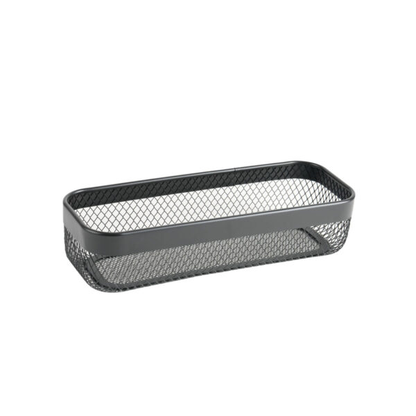 Mehrzweckkorb Confortime Schwarz Metall 30,5 x 11,5 x 7 cm (8 Stück) – Bild 2