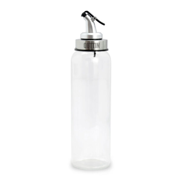 Ölfläschchen Quttin Durchsichtig Silberfarben Glas 0,5 L 6 x 6 x 26 cm (12 Stück) – Bild 2