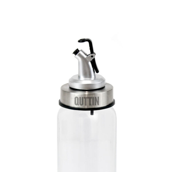 Ölfläschchen Quttin Durchsichtig Silberfarben Glas 0,5 L 6 x 6 x 26 cm (12 Stück) – Bild 3
