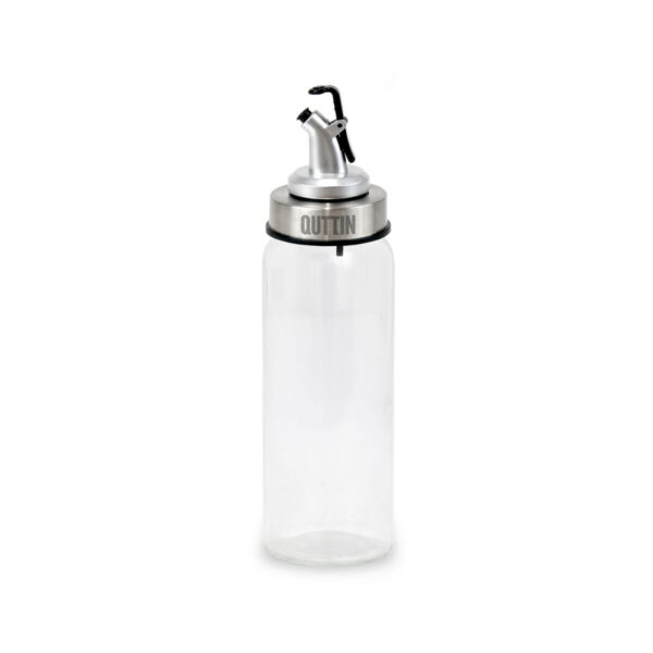 Ölfläschchen Quttin Durchsichtig Silberfarben Glas 5,5 x 5,5 x 20,5 cm (12 Stück) – Bild 3