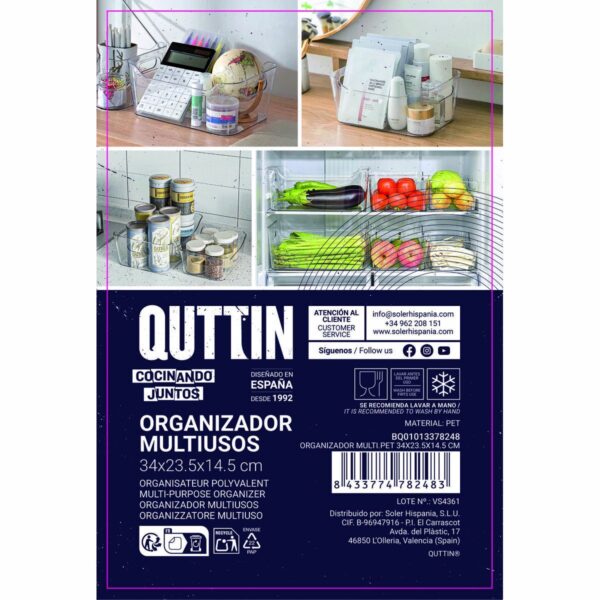 Aufbewahrungsbox Quttin 34 x 23,5 x 14,5 cm (10 Stück) – Bild 8
