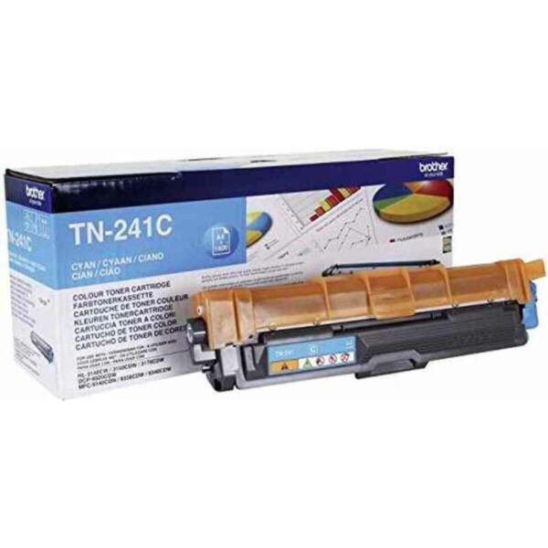 Original Toner Brother TN-241C Schwarz Türkis – Bild 2