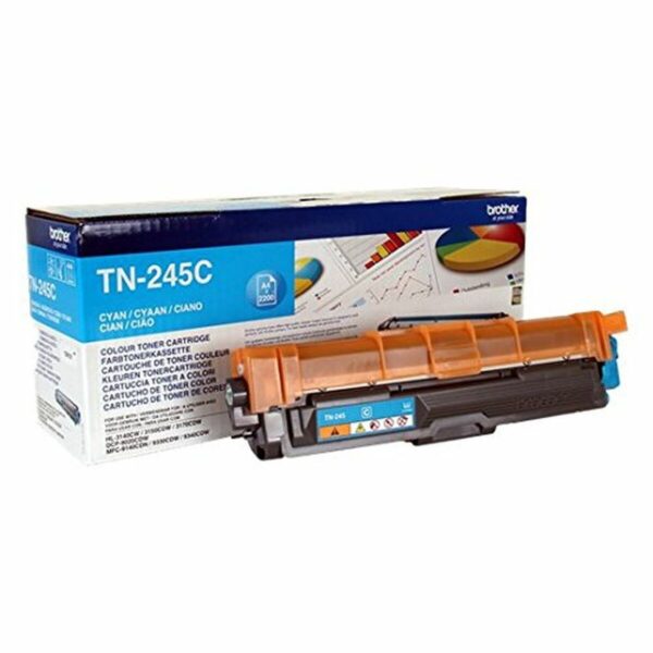 Original Toner Brother TN-245C Schwarz Türkis – Bild 2