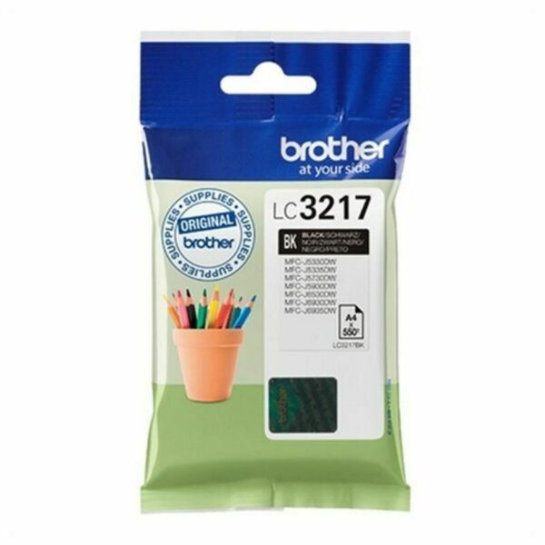 Original Tintenpatrone Brother LC-3217BK Schwarz – Bild 2