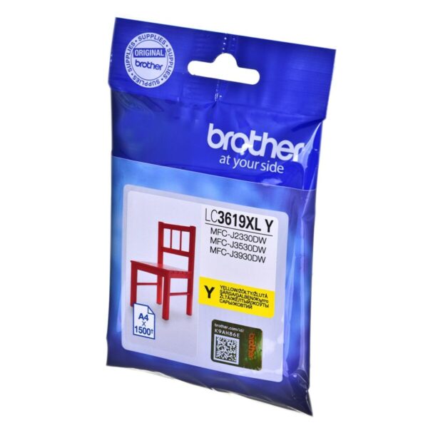 Original Tintenpatrone Brother LC-3619XLY Gelb – Bild 2