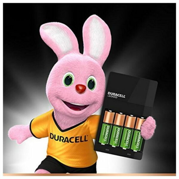 Ladegerät + Akkus DURACELL CEF14 2 x AA + 2 x AAA HR06/HR03 1300 mAh (1 Stück) – Bild 3