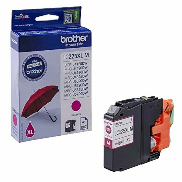 Original Tintenpatrone Brother LC-225XLMBP Magenta – Bild 2