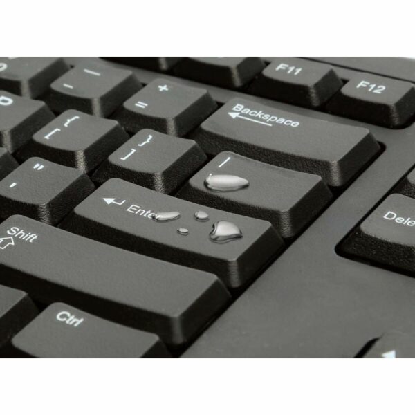 Tastatur Kensington 1500109ES Schwarz Spanisch QWERTY – Bild 2