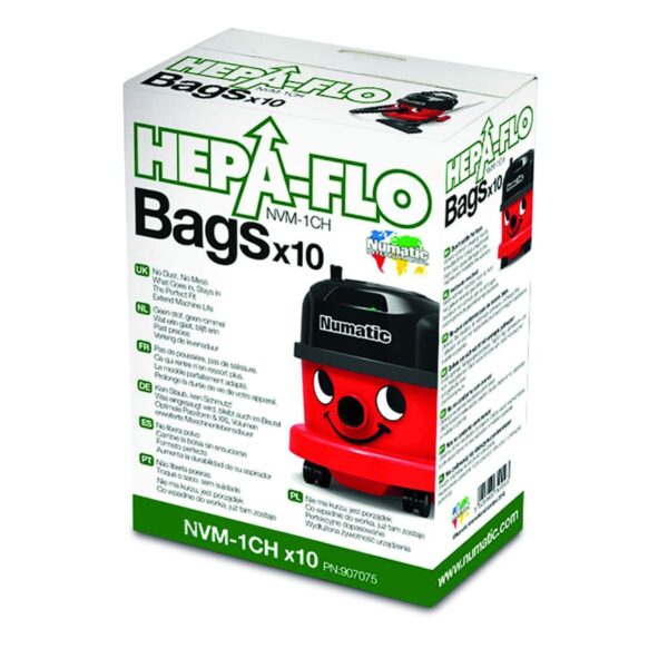 Ersatzbeutel für Staubsauger HEPA-flo Henry Hetty Harry Numatic NVM-1CH – Bild 4