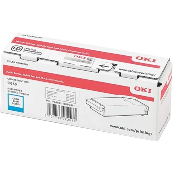 Original Toner OKI C650 Türkis – Bild 2