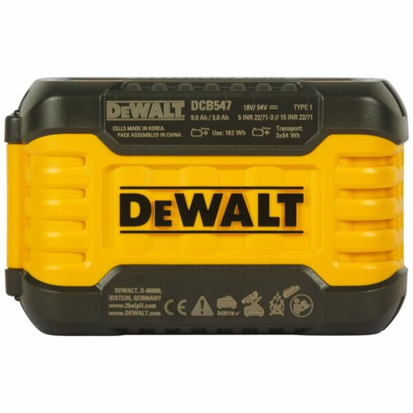 Wiederaufladbare Lithiumbatterie Dewalt DCB547-XJ 9 Ah 18 V – Bild 6