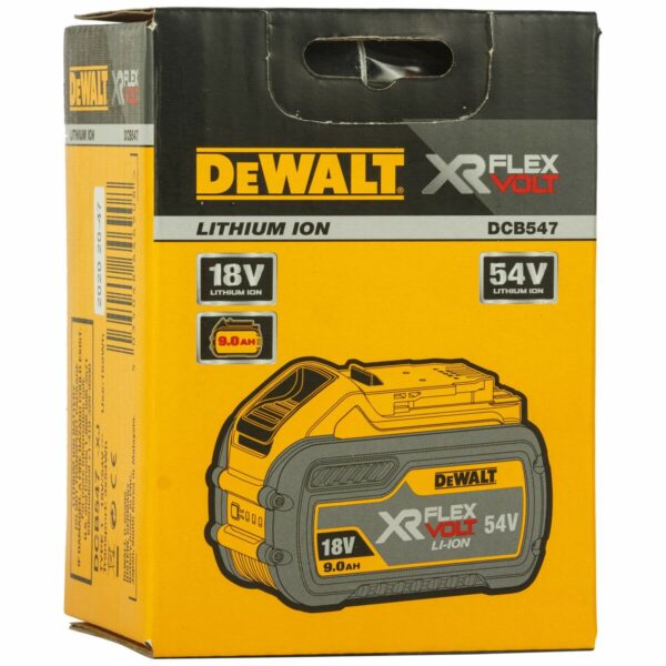 Wiederaufladbare Lithiumbatterie Dewalt DCB547-XJ 9 Ah 18 V – Bild 8