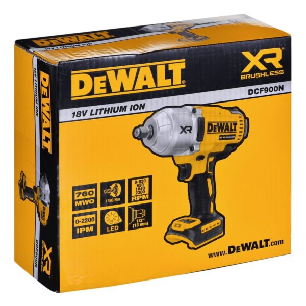 Schlagschrauber Dewalt DCF900N-XJ 760 W 18 V 1898 Nm 1355 Nm – Bild 8