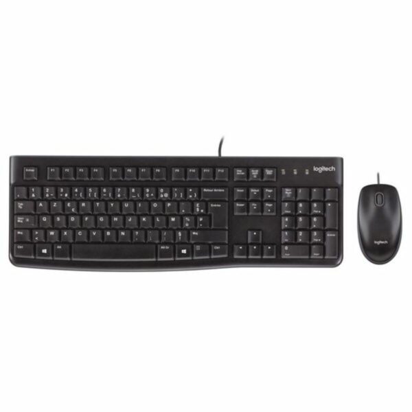 Tastatur und optische Maus Logitech Desktop MK120 Schwarz QWERTY Qwerty UK – Bild 2