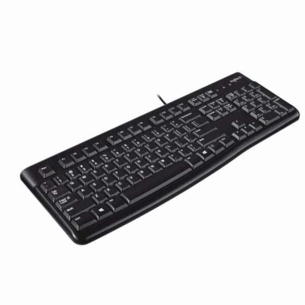 Qwerty Spanisch Logitech K120 USB Schwarz Qwerty Spanisch QWERTY – Bild 2