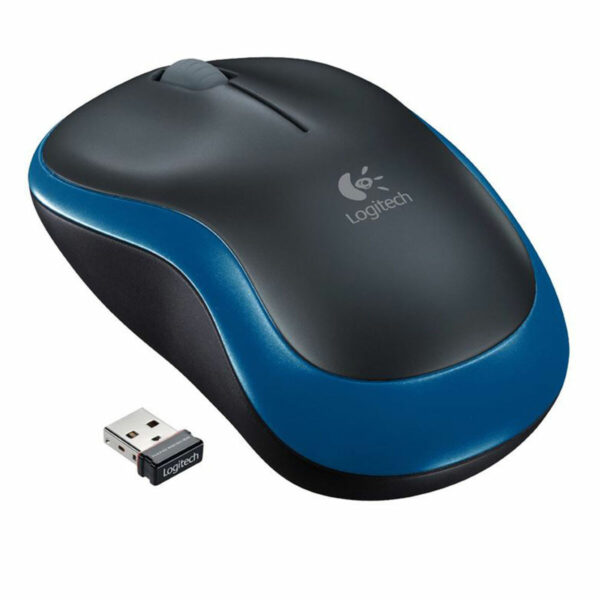 Mouse Logitech LGT-M185B Blau Schwarz Schwarzweiß 1000 dpi – Bild 2