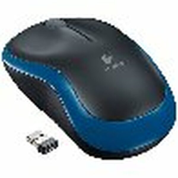 Mouse Logitech LGT-M185B Blau Schwarz Schwarzweiß 1000 dpi – Bild 3