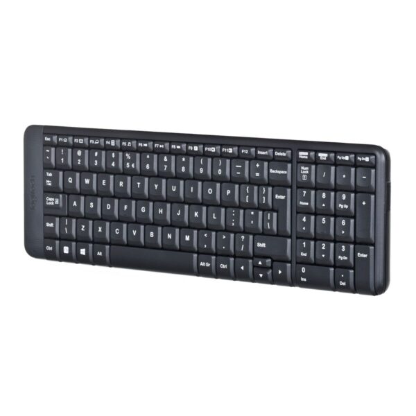 Tastatur mit Maus Logitech Wireless Combo MK220 Schwarz QWERTY Qwerty US – Bild 5