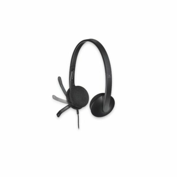 Kopfhörer mit Mikrofon Logitech 981-000475 USB 1,8 m Schwarz – Bild 2