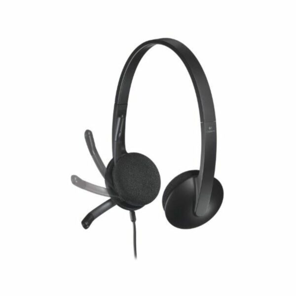 Kopfhörer mit Mikrofon Logitech 981-000475 USB 1,8 m Schwarz – Bild 4