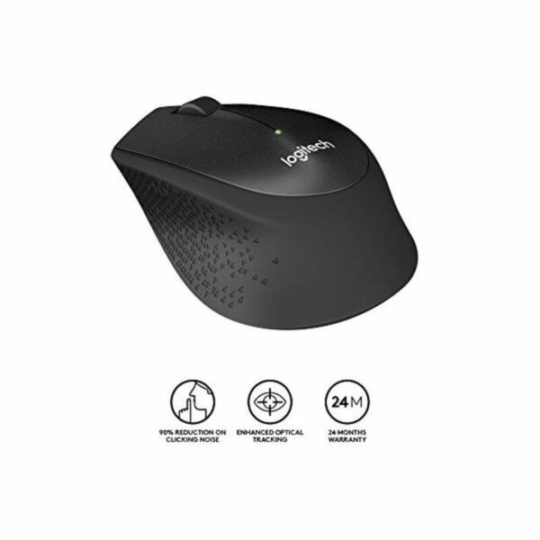 Drahtlose optische Maus Logitech 910-004909 1000 dpi Schwarz – Bild 3