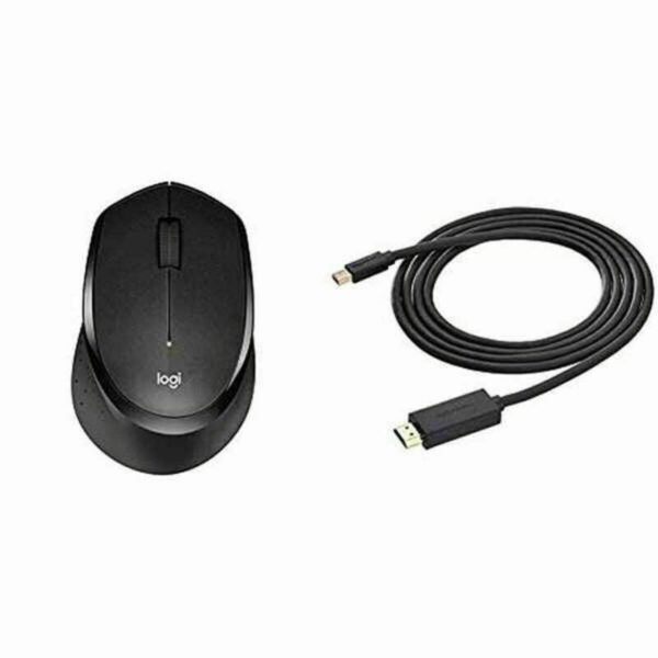 Schnurlose Mouse Logitech M330 SILENT PLUS Schwarz 1000 dpi – Bild 2