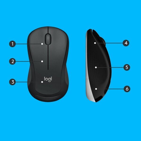 Tastatur mit Maus Logitech 920-008685 Schwarz Qwerty US – Bild 8