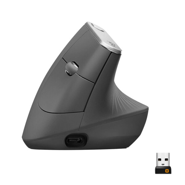 Schnurlose Mouse Logitech MX Vertical Graphit – Bild 5