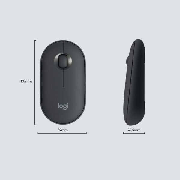 Tastatur mit Maus Logitech MK470 Grau Graphit Qwerty US – Bild 8