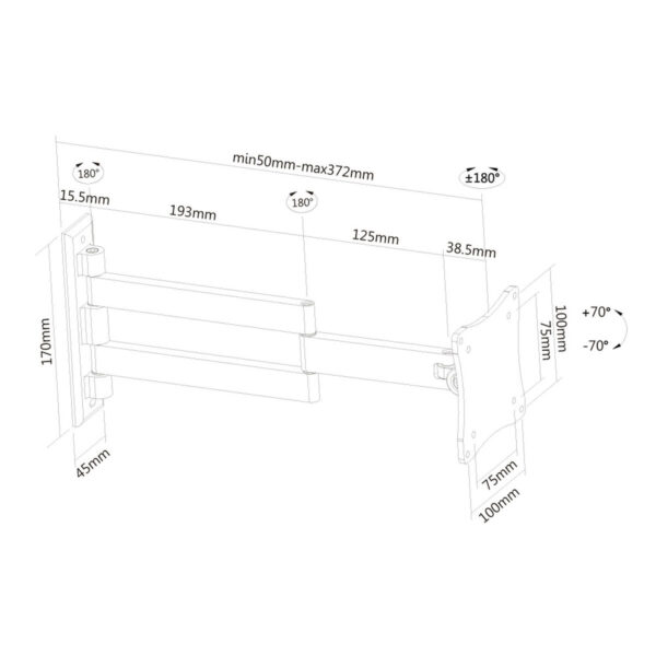TV Halterung Neomounts FPMA-W830 10" 27" 12 kg – Bild 2