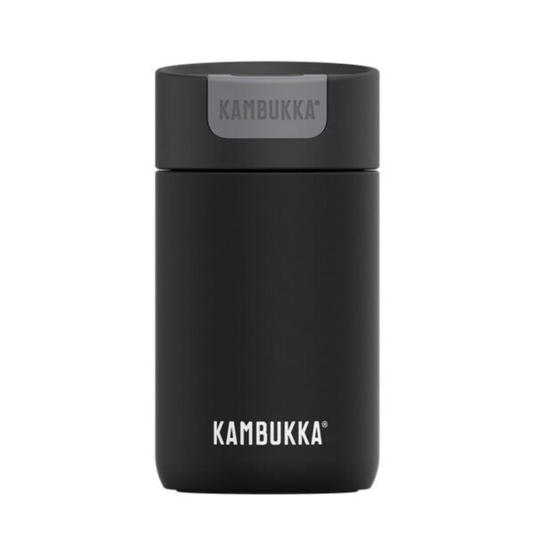 Thermosflasche Kambukka Olympus Schwarz Silikon Edelstahl 300 ml