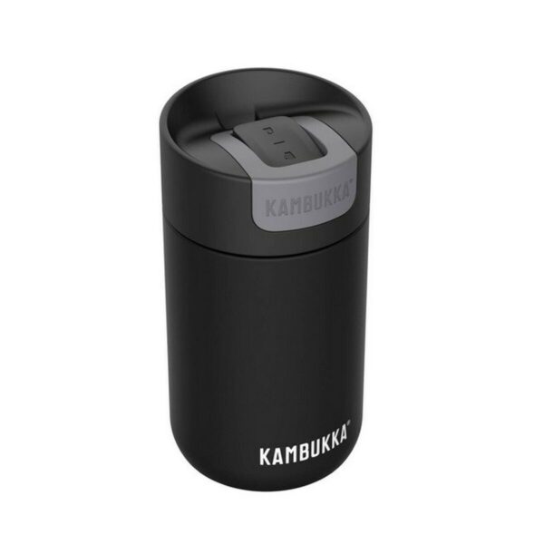 Thermosflasche Kambukka Olympus Schwarz Silikon Edelstahl 300 ml – Bild 4
