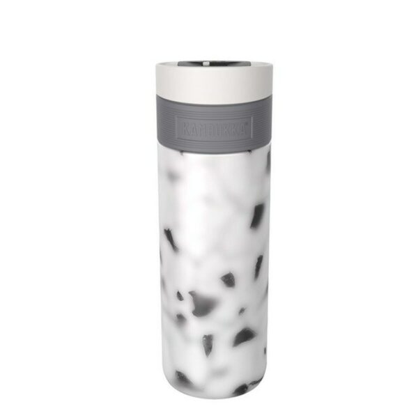 Thermosflasche Kambukka Etna Weiß Grau Bunt Silikon Edelstahl 500 ml – Bild 3