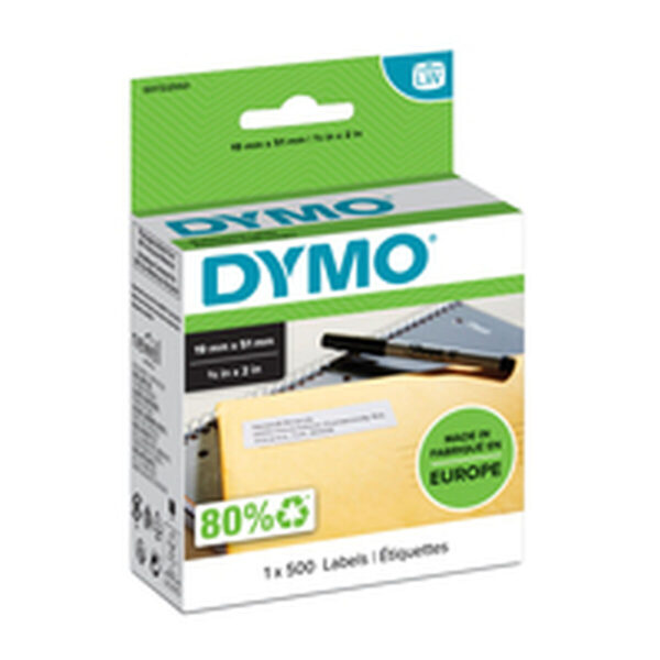 Laminiertes Klebeband zur Kennzeichnung von Maschinen Dymo S0722550 Weiß – Bild 3