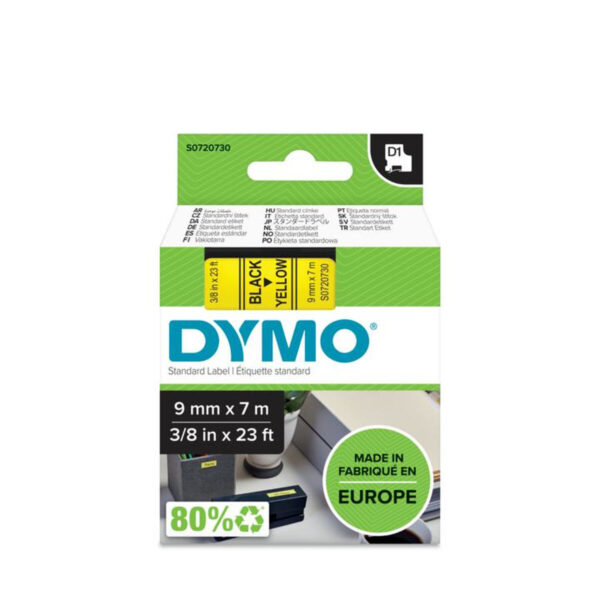 Klebeetiketten Dymo S0720730 Gelb Schwarz/Gelb – Bild 3