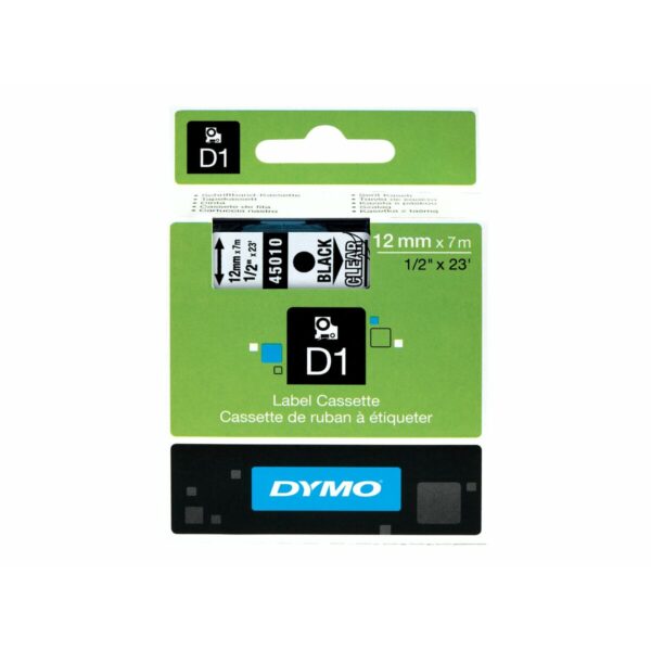 Original Punkt-Matrix-Band Dymo S0720500 Schwarz/Weiß – Bild 2