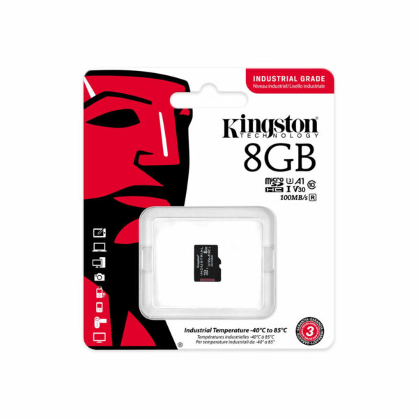 Mikro SD Speicherkarte mit Adapter Kingston SDCIT2/8GBSP – Bild 3