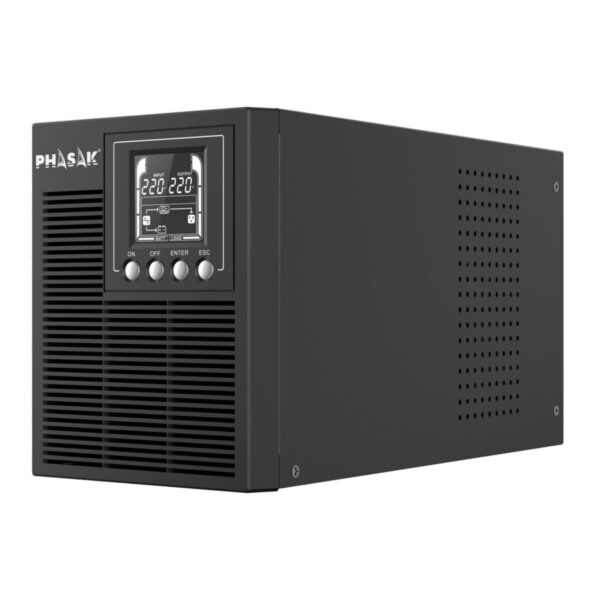 Unterbrechungsfreies Stromversorgungssystem Online Phasak PH 9210 800 W 900 W – Bild 2