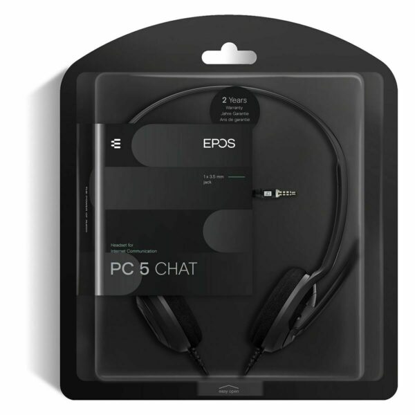 Kopfhörer mit Mikrofon Epos PC5 Schwarz – Bild 6