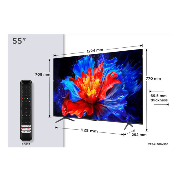 Smart TV TCL 55P8K AMD FreeSync 55" 4K Ultra HD – Bild 2