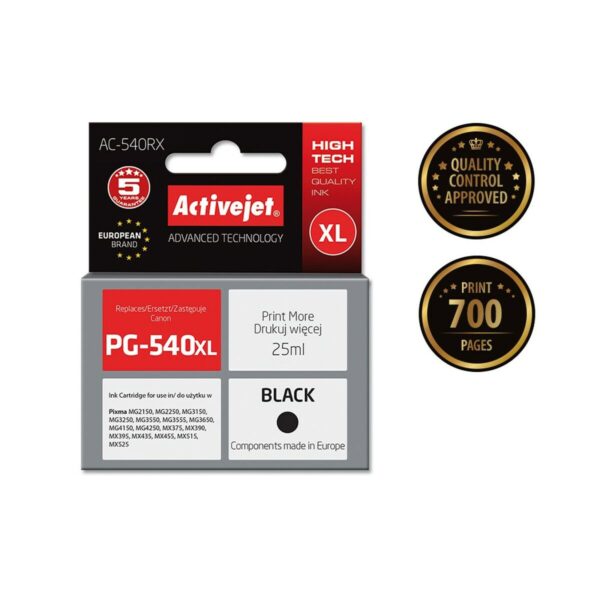Original Tintenpatrone Activejet AC-540RX Schwarz – Bild 2