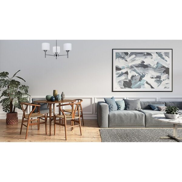 Deckenlampe Activejet AJE-MIRA 3P Weiß Silberfarben Metall 40 W – Bild 2
