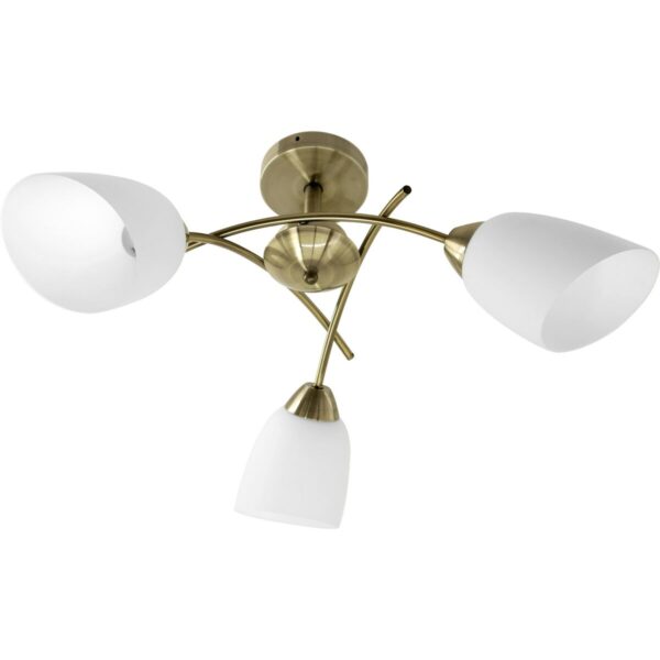 Deckenlampe Activejet NIKITA 3P Patyna Weiß Metall Glas 120 W – Bild 2