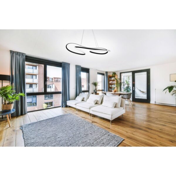Deckenlampe Activejet AJE-LARO LW Weiß Schwarz 64 w 7800 Lm – Bild 4